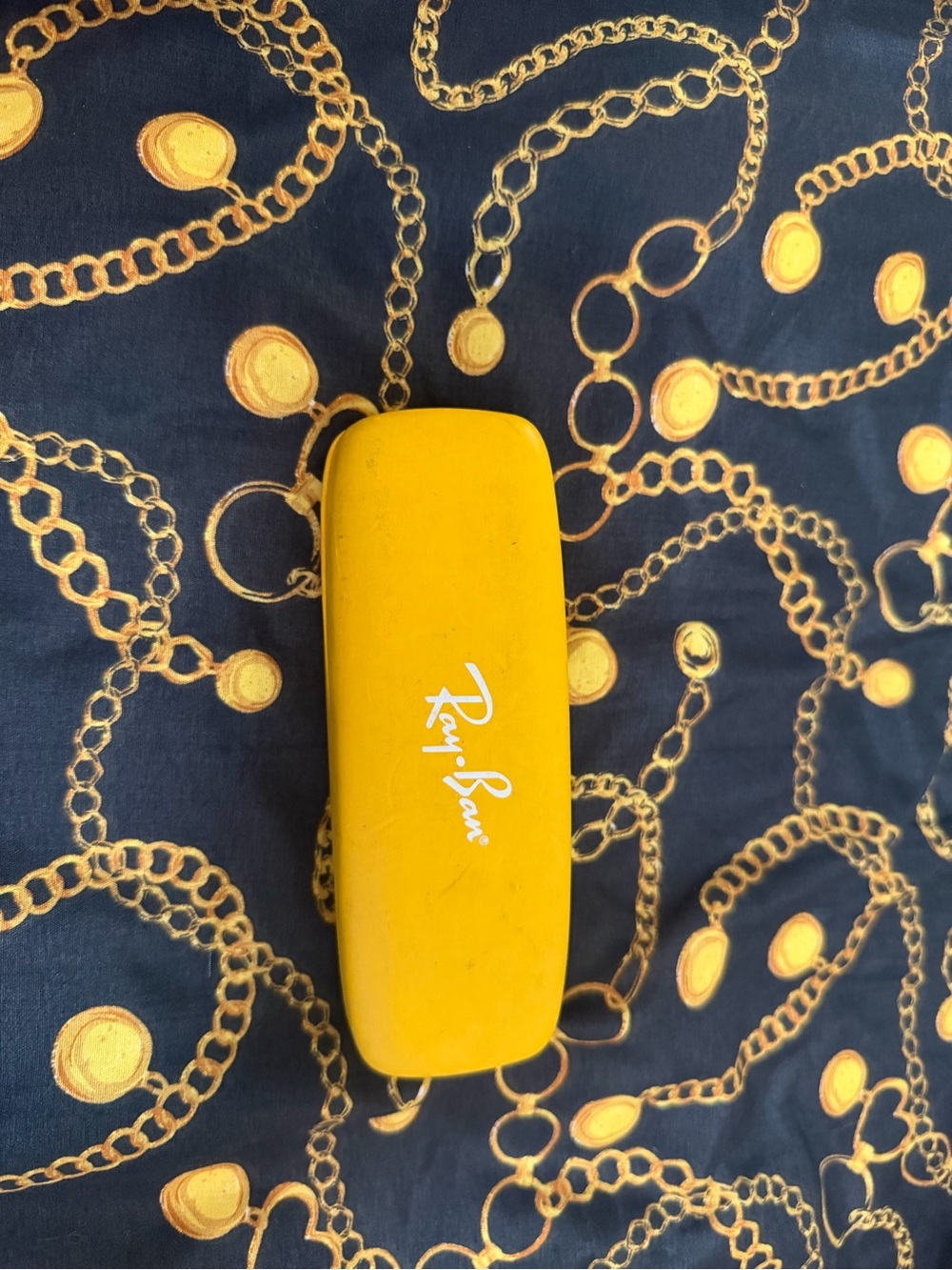 Ray-Ban Vintage Yellow Hard Sunglasses Case